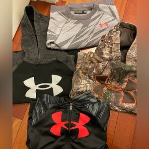 Under armour boys sweatshirt lot